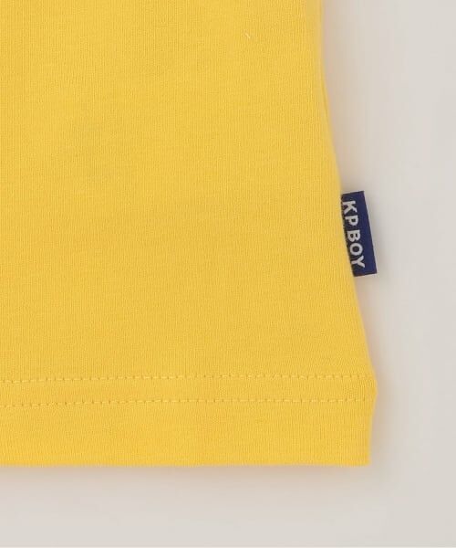 KP / ケーピー Tシャツ | 電車モチーフ パッチワーク袖 Tシャツ | 詳細5