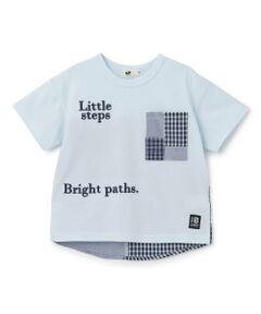 KP / ケーピー Tシャツ | パッチワーク切り替え Tシャツ