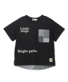 KP / ケーピー Tシャツ | パッチワーク切り替え Tシャツ