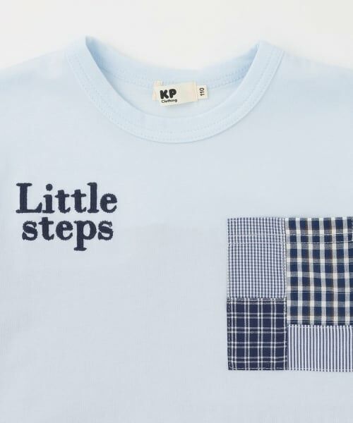 KP / ケーピー Tシャツ | パッチワーク切り替え Tシャツ | 詳細10