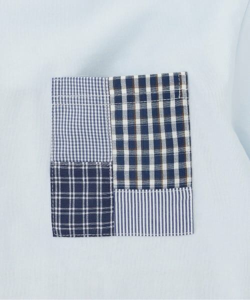 KP / ケーピー Tシャツ | パッチワーク切り替え Tシャツ | 詳細5