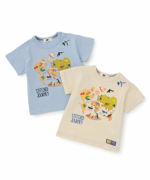 KP / ケーピー Tシャツ | 世界地図モチーフ Tシャツ | 詳細7