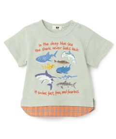 KP / ケーピー Tシャツ | シャークモチーフ Tシャツ