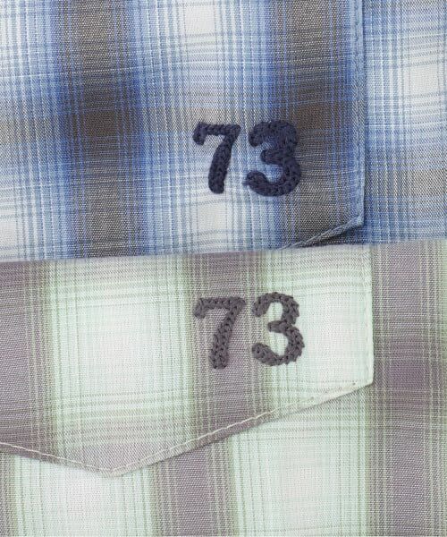 KP / ケーピー シャツ・ブラウス | オンブレチェック 半袖シャツ | 詳細5