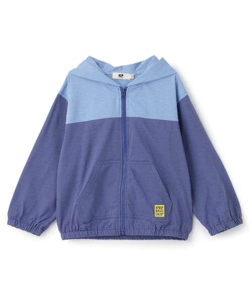 KP / ケーピー ブルゾン | バイカラー フードつきジャケット【水陸両用】 | 詳細9