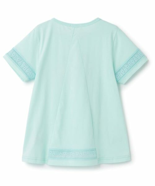 KP / ケーピー Tシャツ | レース切り替え袖 Tシャツ | 詳細1