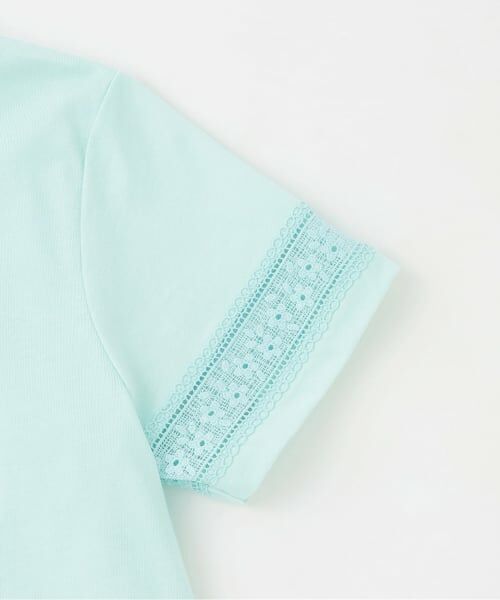 KP / ケーピー Tシャツ | レース切り替え袖 Tシャツ | 詳細4