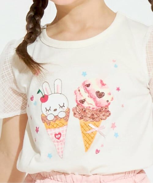 KP / ケーピー Tシャツ | 【サーティワンアイスクリーム コラボ】 mimiちゃんTシャツ | 詳細10