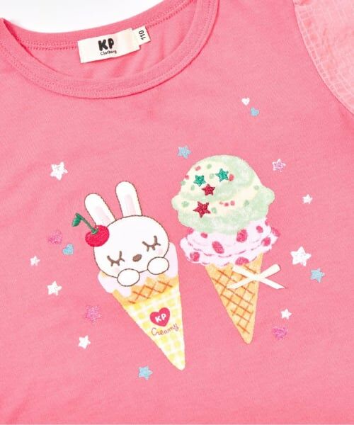 KP / ケーピー Tシャツ | 【サーティワンアイスクリーム コラボ】 mimiちゃんTシャツ | 詳細5