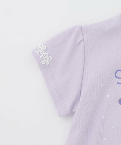 KP / ケーピー ルームウェア | 【ワンマイルOKラクカワセットアップ】フリルTシャツ・ショーツ | 詳細4