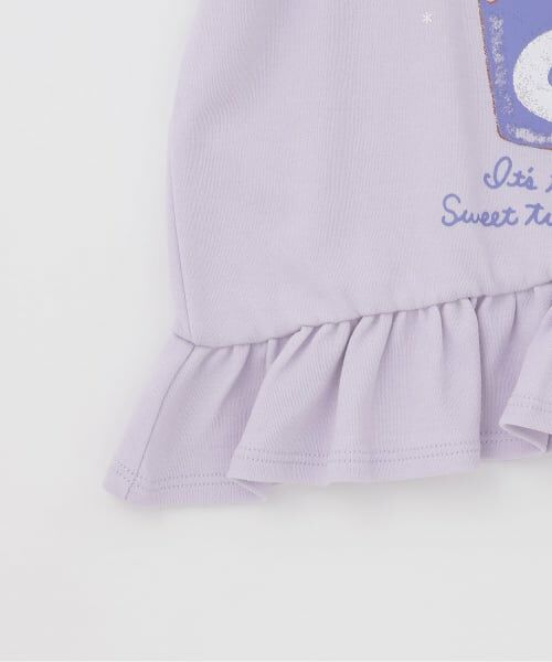 KP / ケーピー ルームウェア | 【ワンマイルOKラクカワセットアップ】フリルTシャツ・ショーツ | 詳細6