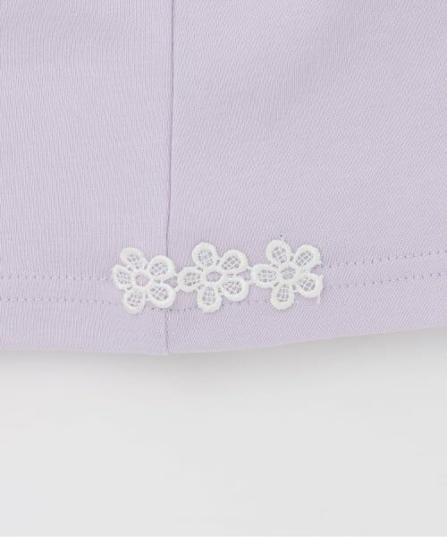 KP / ケーピー ルームウェア | 【ワンマイルOKラクカワセットアップ】フリルTシャツ・ショーツ | 詳細9