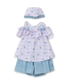KP / ケーピー 水着・スイムグッズ | チェック×デニム風 セパレーツ水着 スイムキャッフﾟ付き