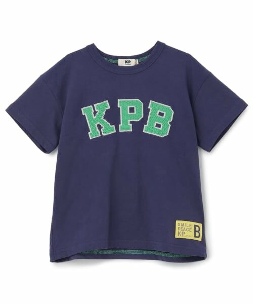 KP / ケーピー Tシャツ | KPBレタードTシャツ 【接触冷感】（紺）
