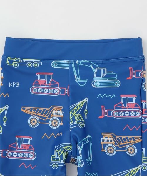 KP / ケーピー 水着・スイムグッズ | 働く車プリント スイムショーツ | 詳細2