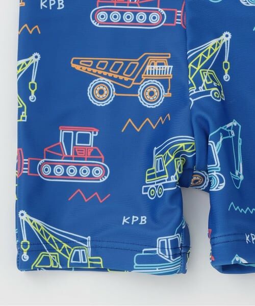KP / ケーピー 水着・スイムグッズ | 働く車プリント スイムショーツ | 詳細3