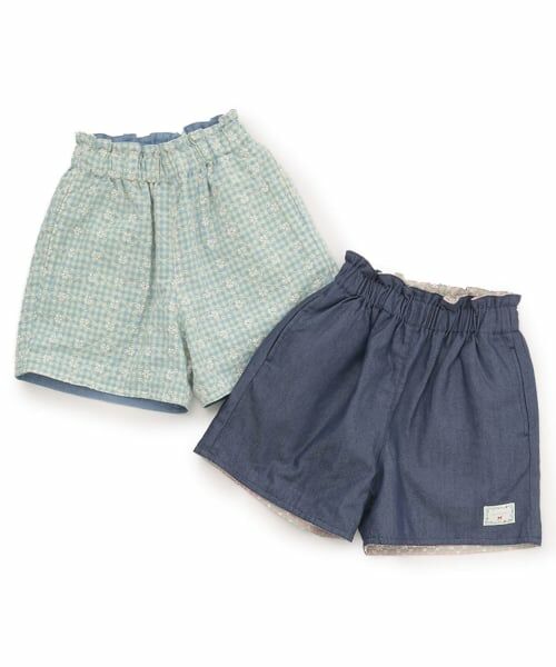 KP / ケーピー ショート・ハーフ・半端丈パンツ | リバーシブルショートパンツ | 詳細12