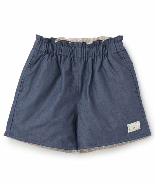 KP / ケーピー ショート・ハーフ・半端丈パンツ | リバーシブルショートパンツ(紺)