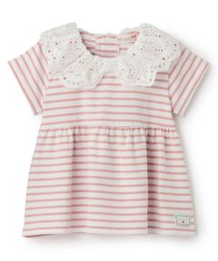 KP / ケーピー その他トップス | 衿付きボーダーチュニック