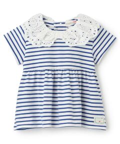 KP / ケーピー その他トップス | 衿付きボーダーチュニック