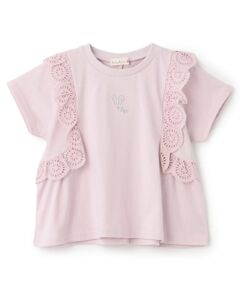 KP / ケーピー Tシャツ | 肩レースTシャツ