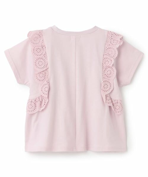 KP / ケーピー Tシャツ | 肩レースTシャツ | 詳細1