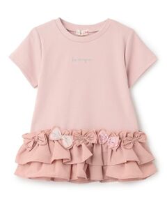 KP / ケーピー Tシャツ | ペプラムリボンプルオーバー