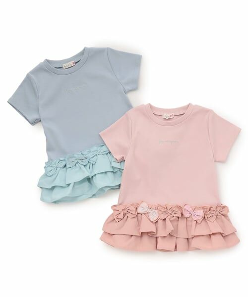 KP / ケーピー Tシャツ | ペプラムリボンプルオーバー | 詳細8