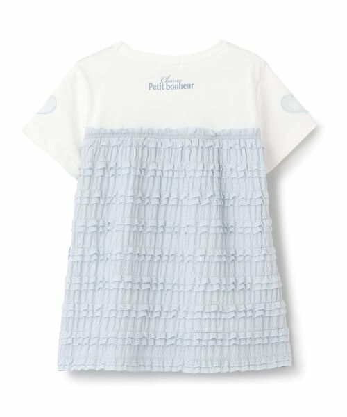 KP / ケーピー Tシャツ | キャミソール風 ドッキングTシャツ | 詳細1