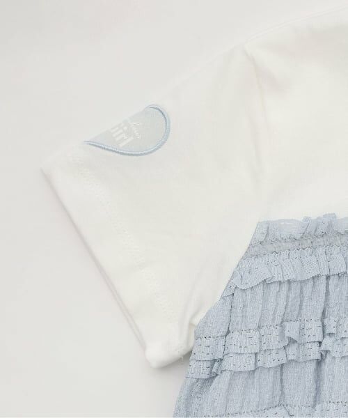 KP / ケーピー Tシャツ | キャミソール風 ドッキングTシャツ | 詳細3