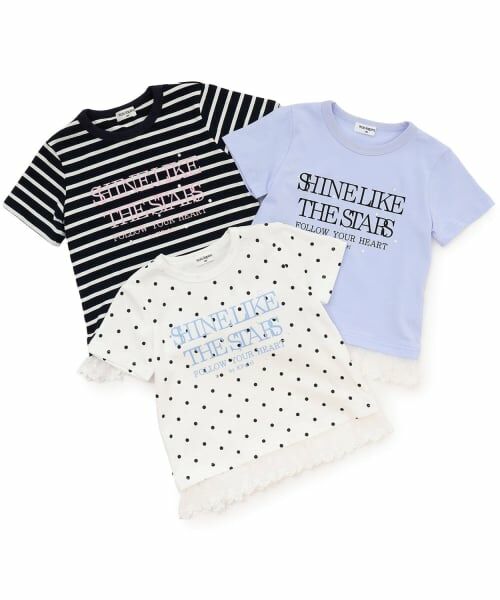 KP / ケーピー Tシャツ | 裾レース パールモチーフ Tシャツ | 詳細6