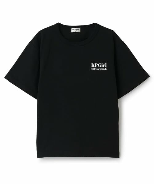 KP / ケーピー Tシャツ | バックプリントTシャツ(黒)