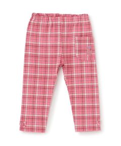 KP / ケーピー その他パンツ | ベア天竺 チェックプリント10分丈レギパン