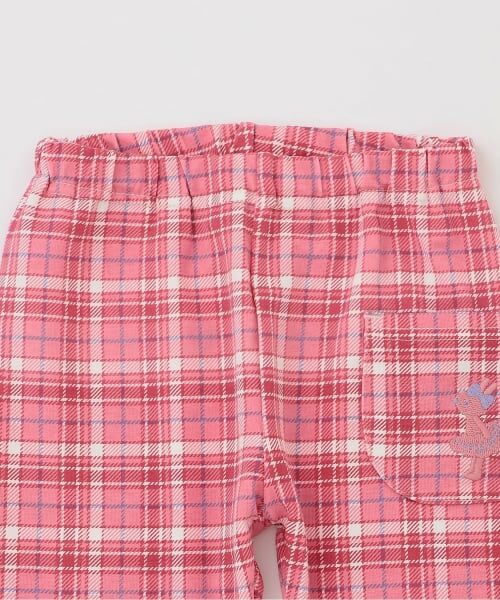 KP / ケーピー その他パンツ | ベア天竺 チェックプリント10分丈レギパン | 詳細2