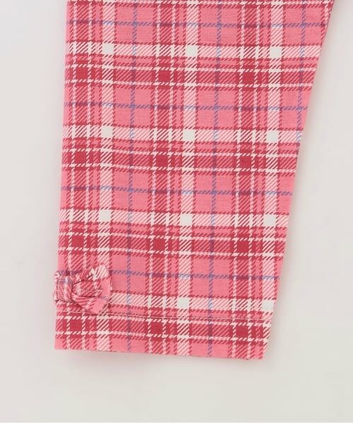 KP / ケーピー その他パンツ | ベア天竺 チェックプリント10分丈レギパン | 詳細4