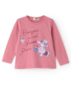 KP / ケーピー Tシャツ | 【GOOD PRICE】mimiちゃんラメプリント長袖Ｔシャツ