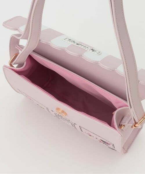 KP / ケーピー ショルダーバッグ | おうち型 カフェ刺しゅう ショルダーバッグ | 詳細5