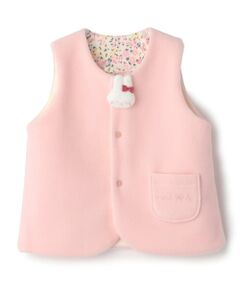 KP / ケーピー ベビー・キッズウエア | 【KP×赤ちゃんの城 コラボ】 フローラルmimiフリースベスト