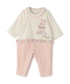 KP / ケーピー ロンパース | 【KP×赤ちゃんの城 コラボ】 フローラルmimiカバーオール