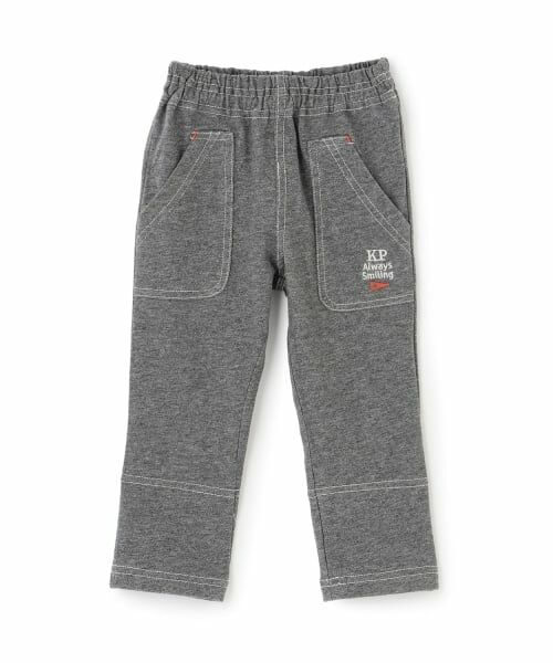 KP / ケーピー その他パンツ | デニム風ニットツイルパンツ（チャコール）