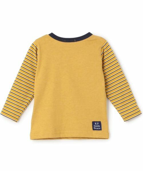 KP / ケーピー Tシャツ | 働く車アップリケ 長袖Tシャツ | 詳細1