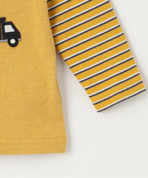 KP / ケーピー Tシャツ | 働く車アップリケ 長袖Tシャツ | 詳細5