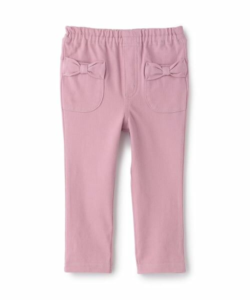KP / ケーピー その他パンツ | ストレッチツイル裾折り返しパンツ（ピンク）