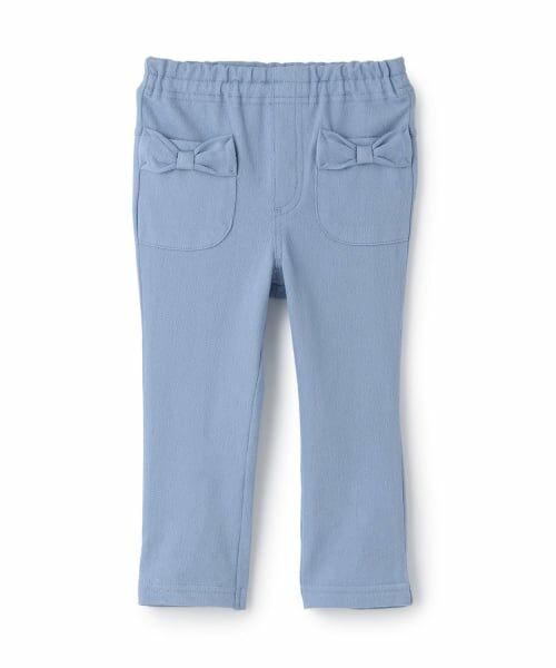 KP / ケーピー その他パンツ | ストレッチツイル裾折り返しパンツ（ブルー）