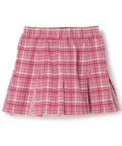 KP / ケーピー ショート・ハーフ・半端丈パンツ | プリーツチェックキュロット