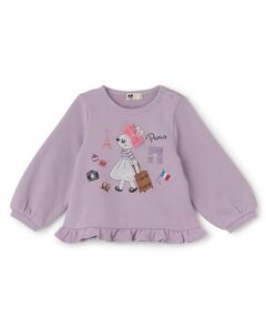 KP / ケーピー スウェット | パリmimiちゃんアップリケ 裏毛トレーナー