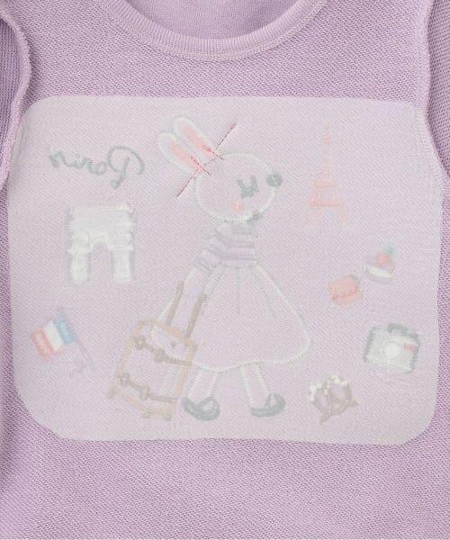 KP / ケーピー スウェット | パリmimiちゃんアップリケ 裏毛トレーナー | 詳細4