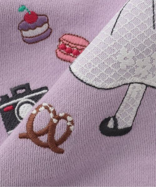 KP / ケーピー スウェット | パリmimiちゃんアップリケ 裏毛トレーナー | 詳細7