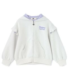 KP / ケーピー パーカー | 肩フリル ジップパーカ