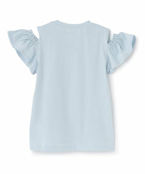 KP / ケーピー Tシャツ | フルーツスパンコール 肩あきTシャツ | 詳細1